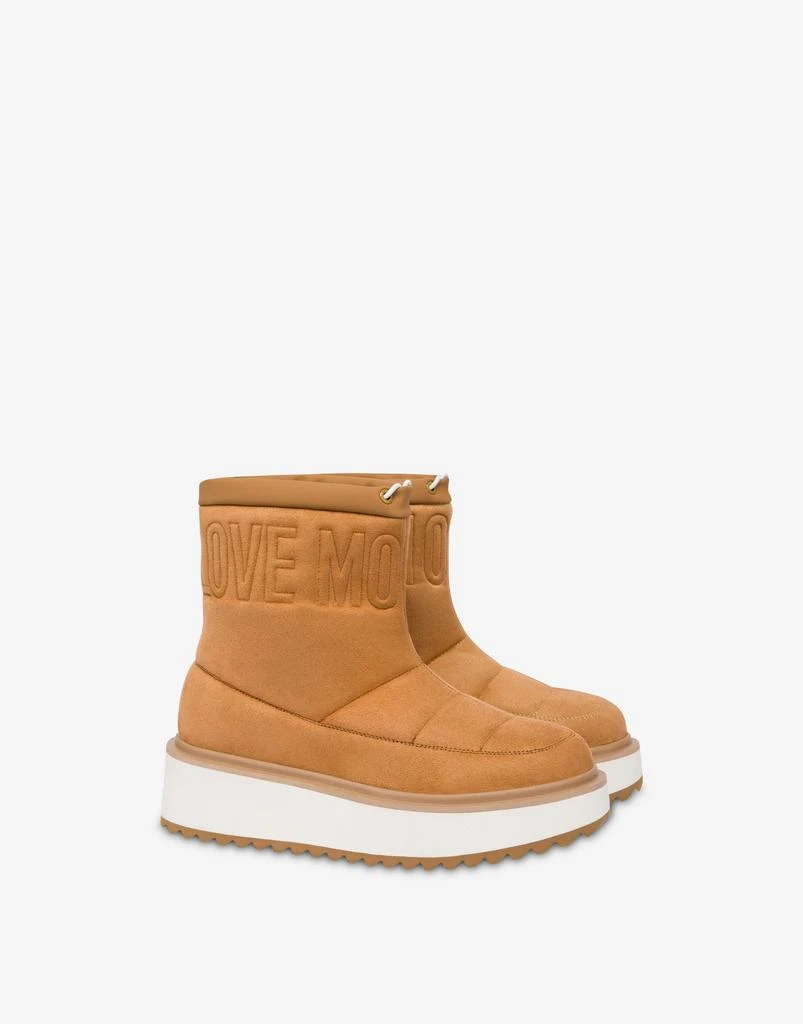 Love Moschino Velour Snow Boots Platform Power 1
