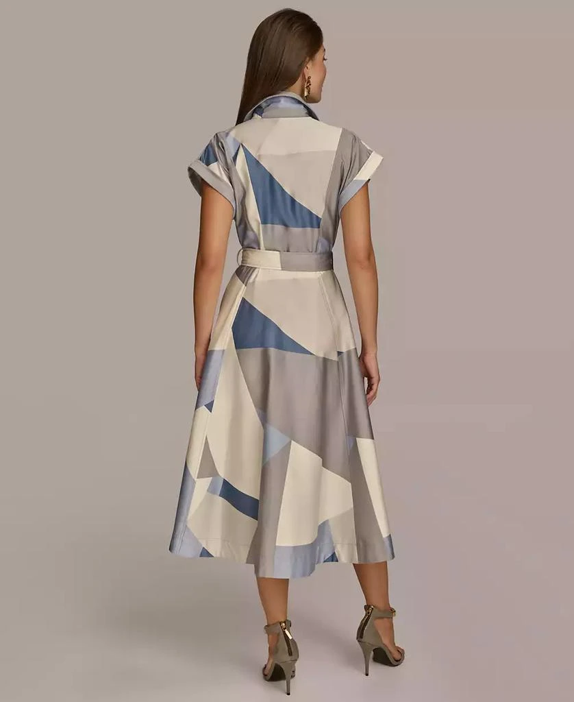 Donna Karan Women's Printed A-Line Midi Shirtdress 2