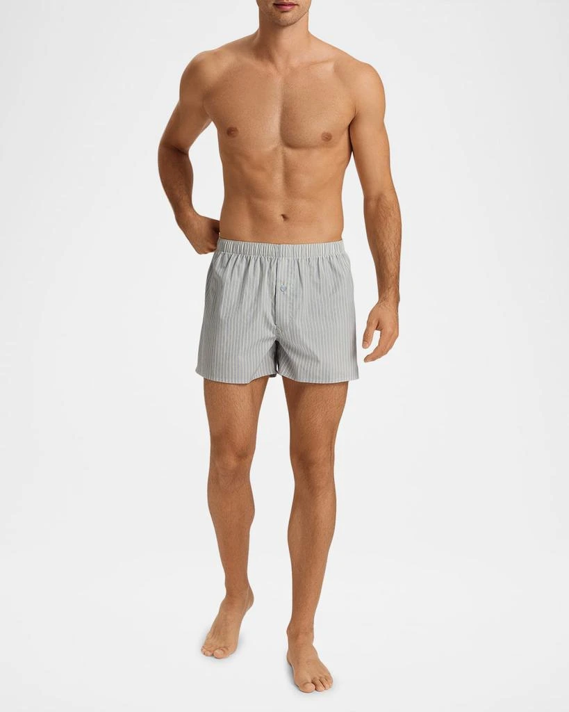 Hanro Men's Fancy Woven Cotton Boxers 2