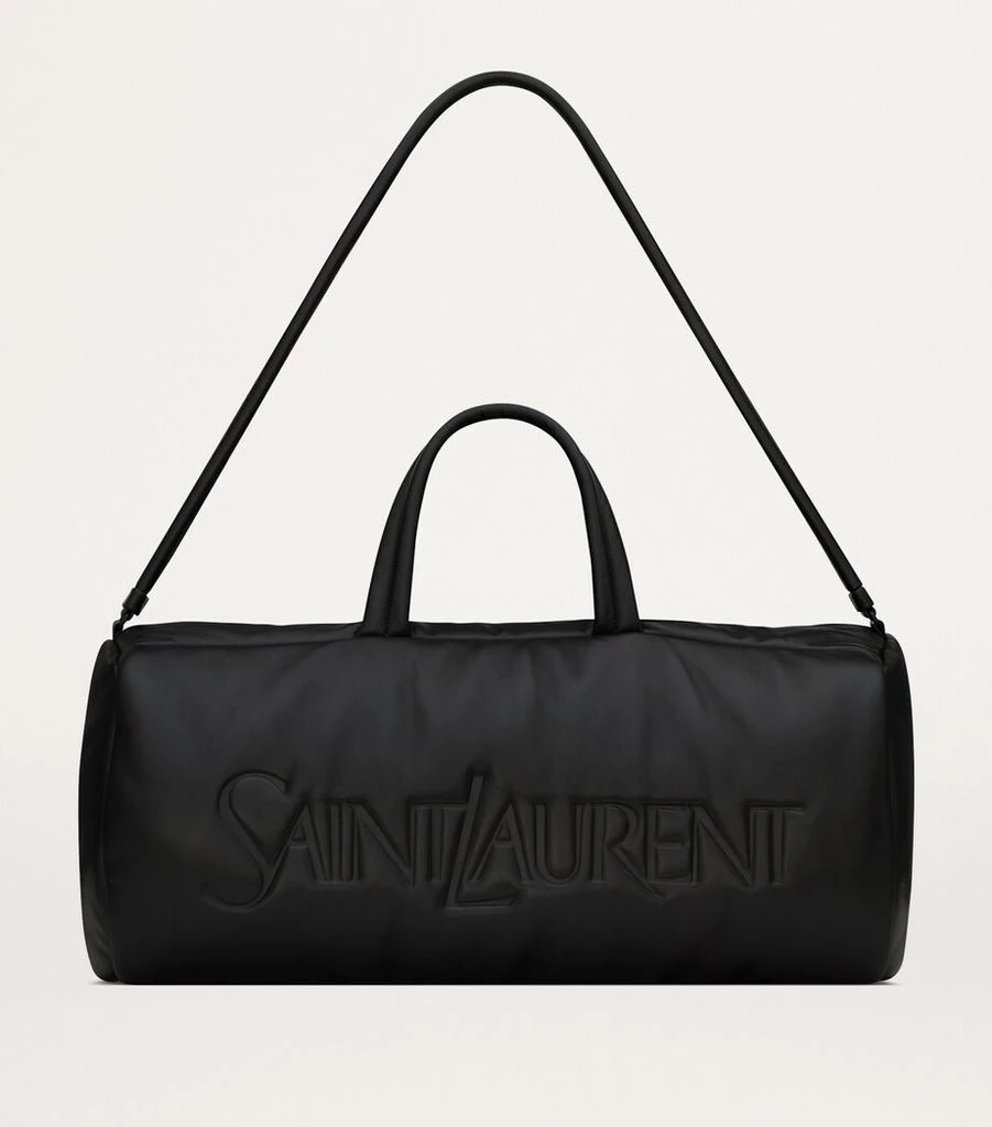 Yves Saint Laurent Calfskin Logo Duffle Bag 3