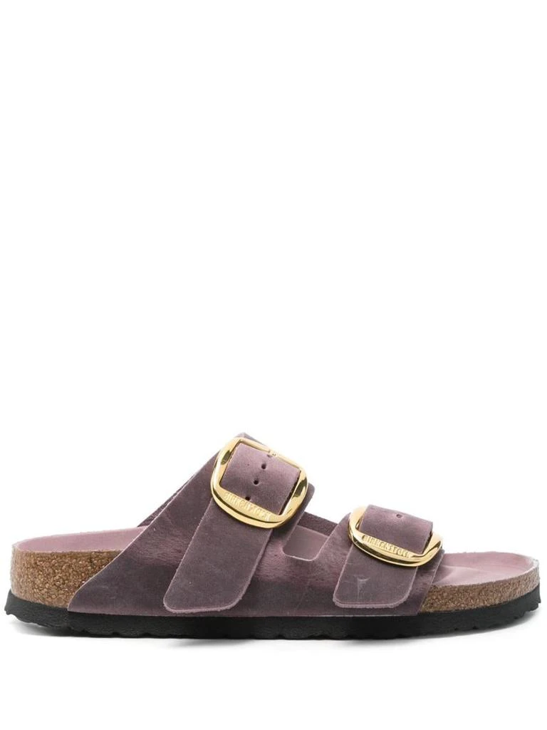 Birkenstock Birkenstock 'Arizona' Slippers In Lilac Suede 1