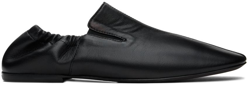 Dries Van Noten Black Leather Loafers - Business Casual