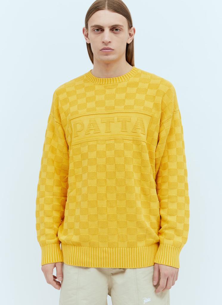 Patta Purl Ribbed Knit Sweater