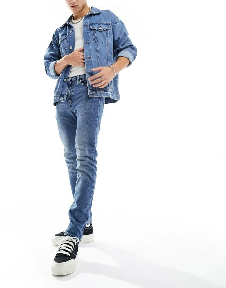 Levi's Levi's 510 skinny jeans in mid wash blue 1
