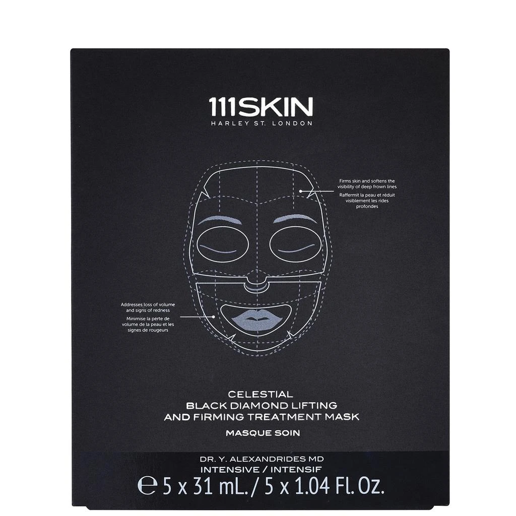 111SKIN 111SKIN Celestial Black Diamond Lifting and Firming Treatment Mask Box 155 ml 1