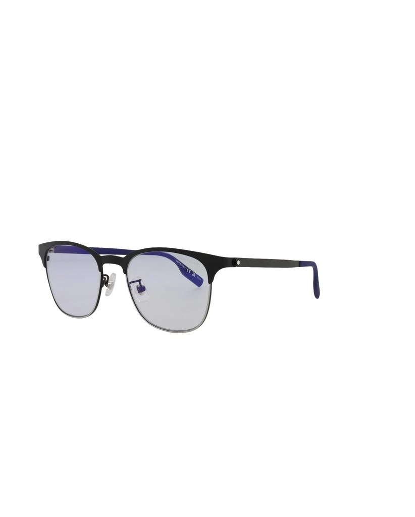 MontBlanc Square-Frame Metal Sunglasses 2