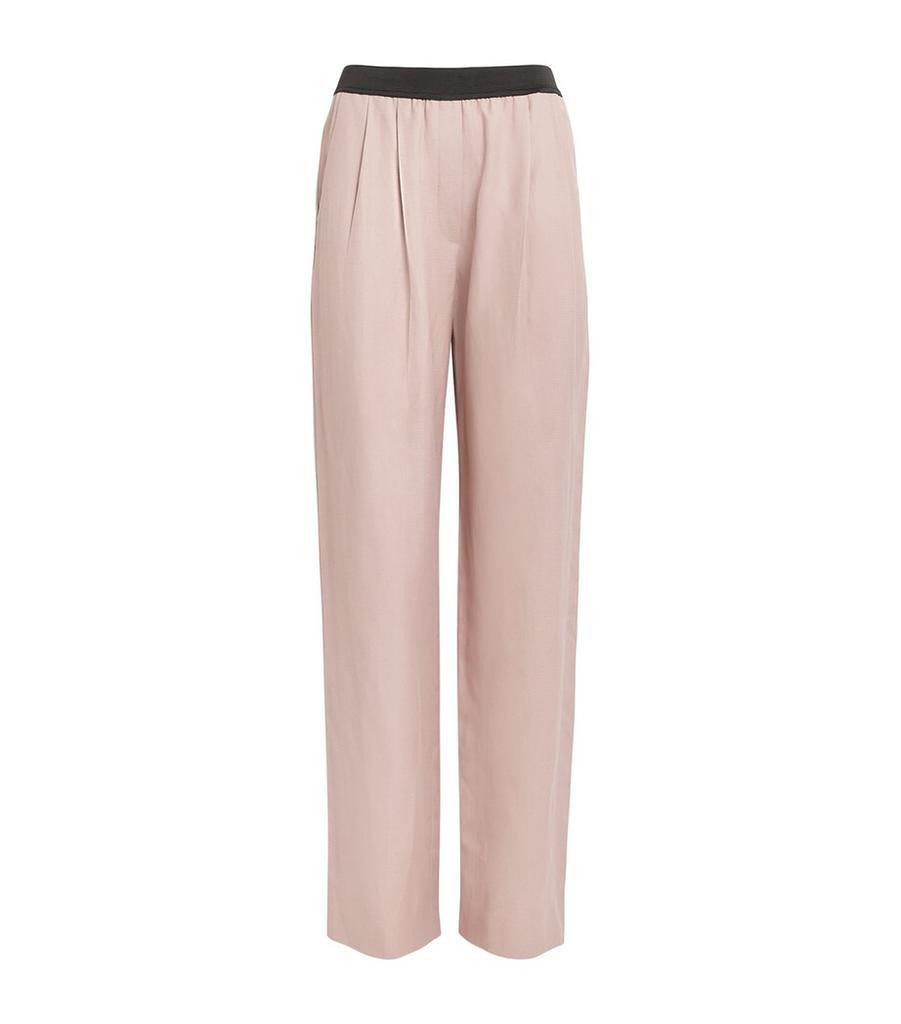 Loulou Studio Elasticated Straight Tailored Trousers