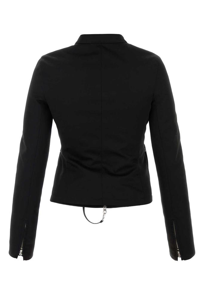 COURREGÈS BLACK CANVAS JACKET