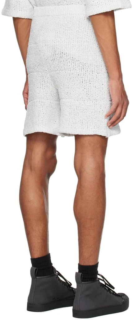 SUNNEI Gray Striped Shorts 3