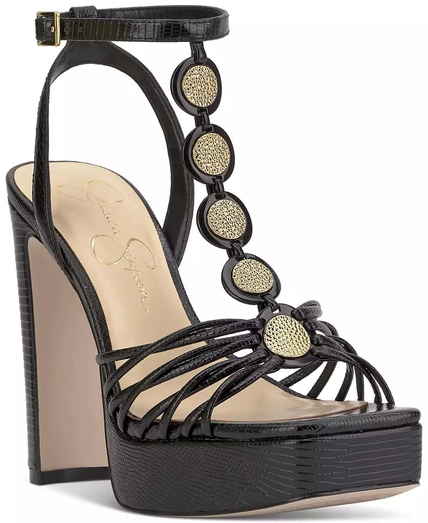 Jessica Simpson Women's Colero Coin Strappy Platform Sandals 1