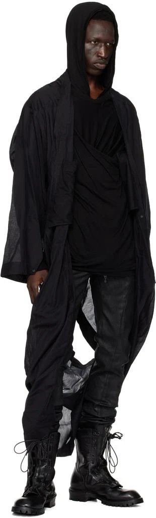 Julius Black Drape T-Shirt 4