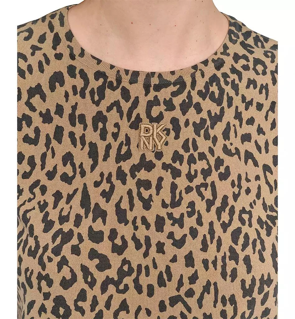 DKNY Petite Animal Print Short-Sleeve T-Shirt 4