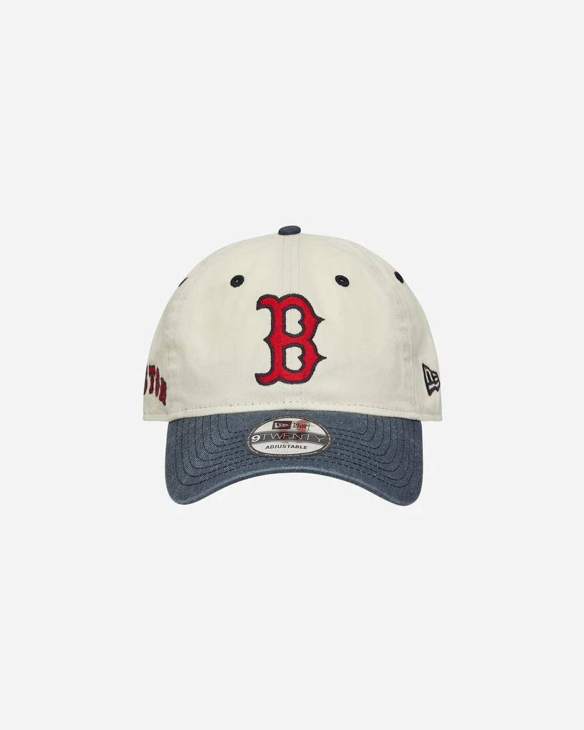 New Era Boston Red Sox Classic Sidescript 9TWENTY Adjustable Cap White 2