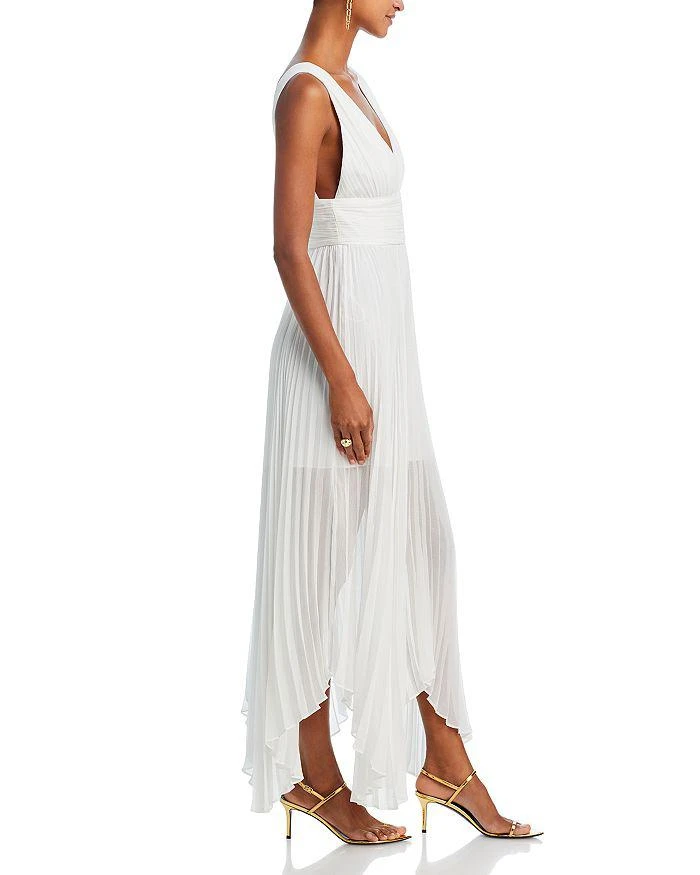 Alice + Olivia Adrianna Pleated Maxi Dress 5