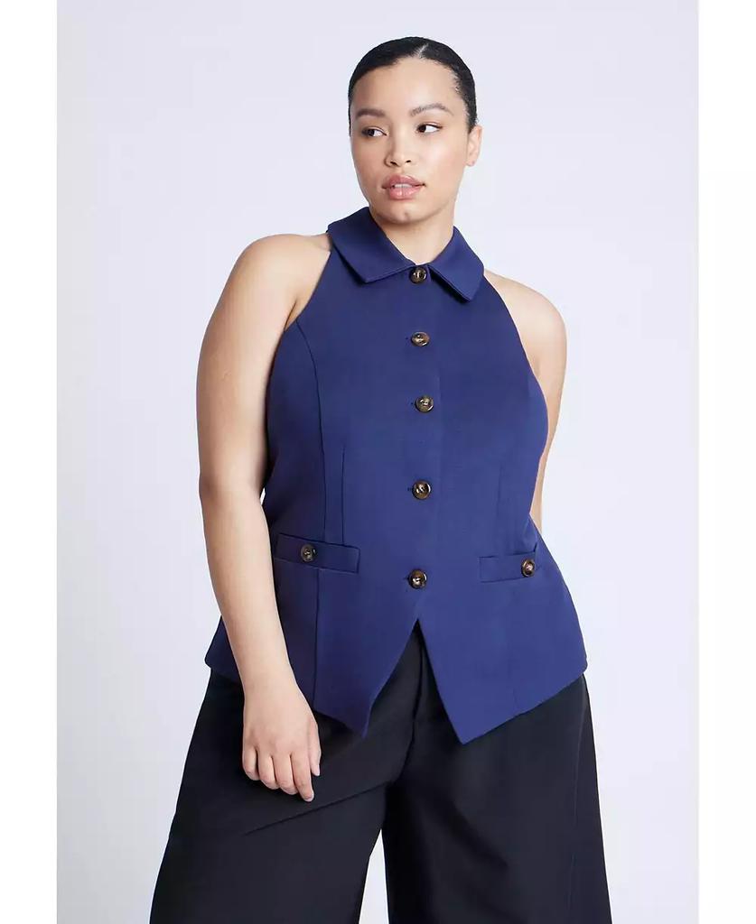 ELOQUII Women's Plus Size Halter Vest Top