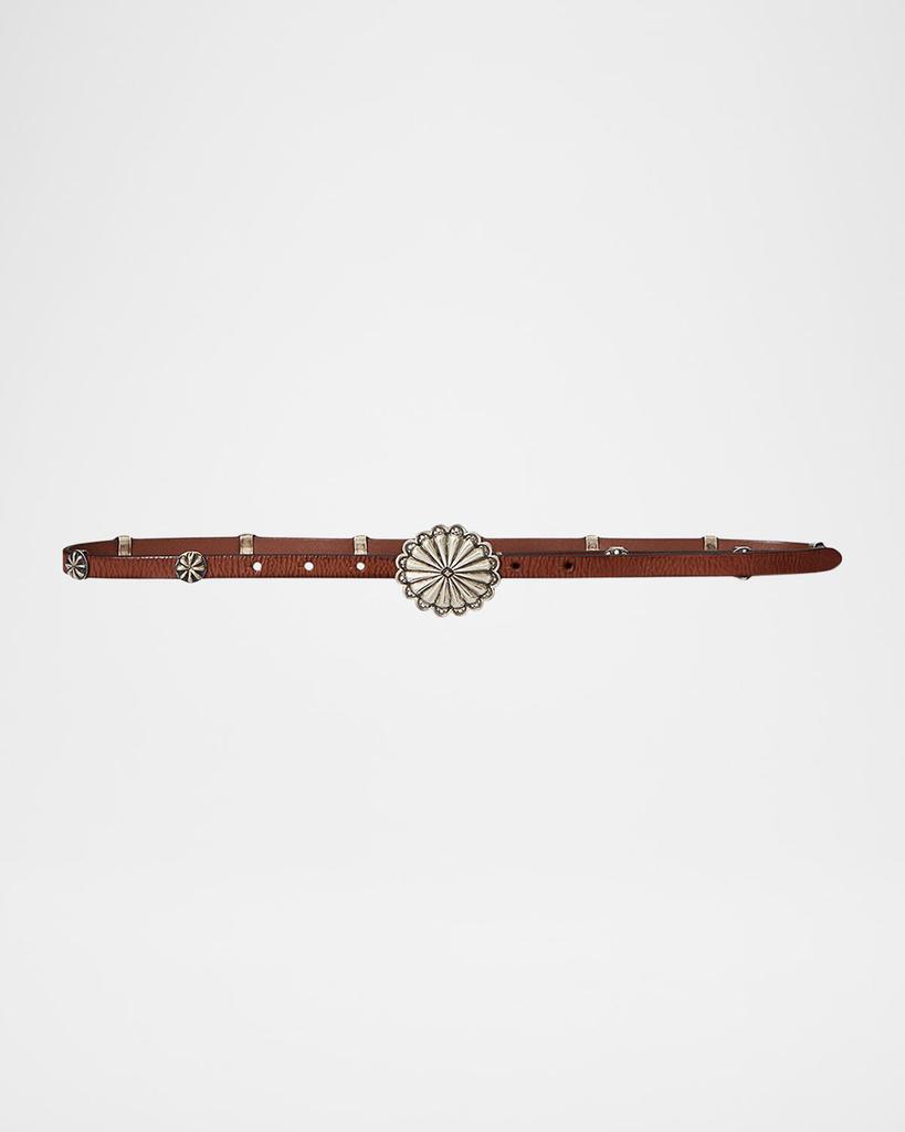 Ralph Lauren x T. Skies Vachetta Leather Belt
