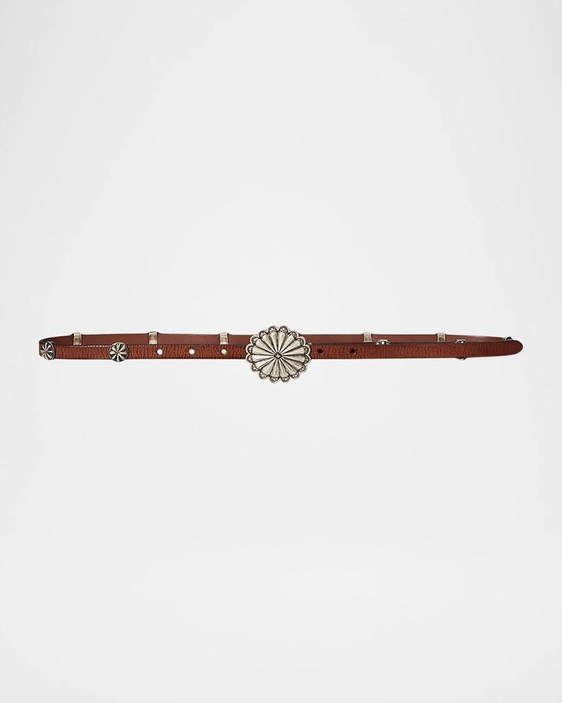 Ralph Lauren x T. Skies Vachetta Leather Belt 1