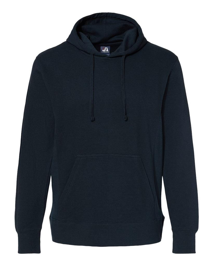 J America Men's Ripple Fleece Hooded Sweatshirt