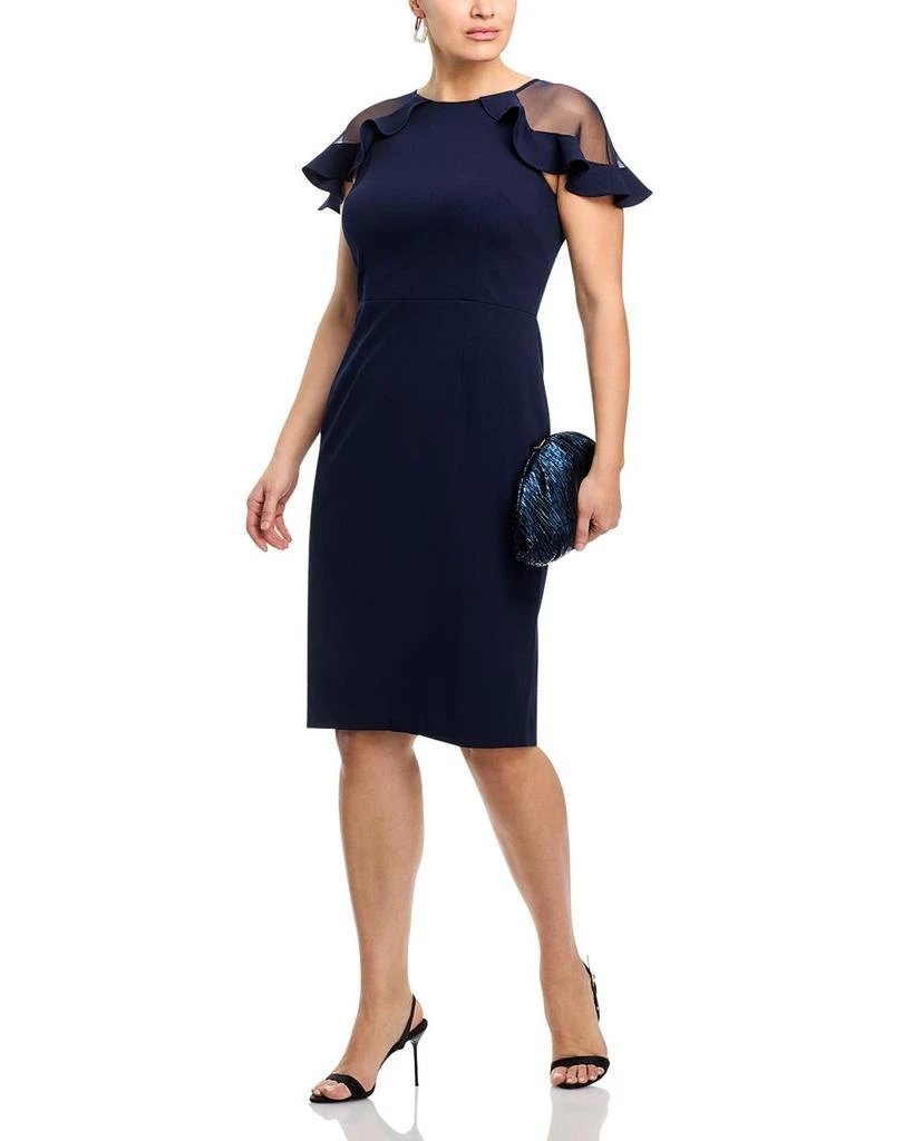 Eliza J Ruffle Sleeve Cocktail Dress 5