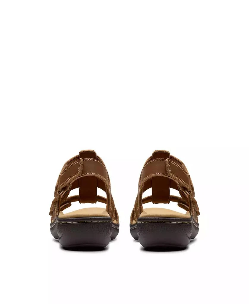 Clarks Collection Women's Laurieann Ivy Riptape Flat Sandals 3