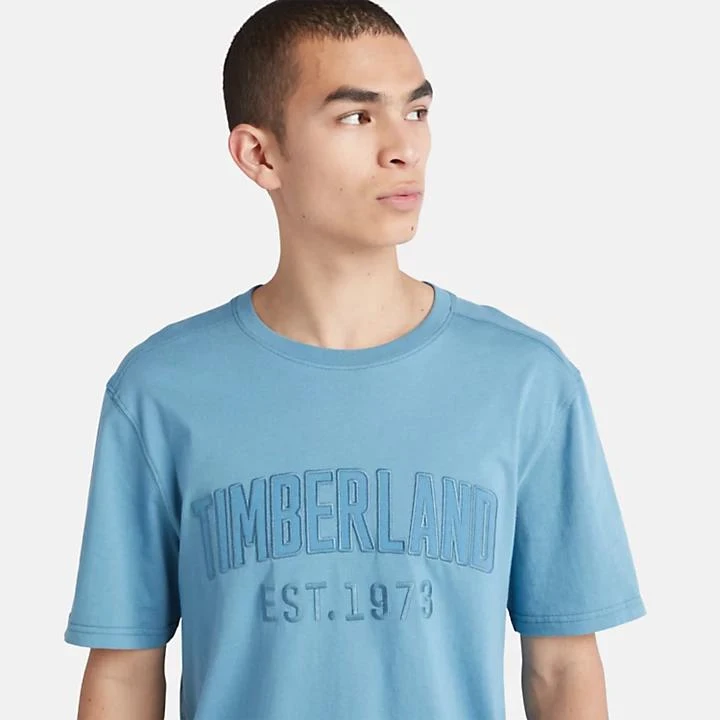 Timberland Modern Wash Brand Carrier Tee for Men in Blue 3