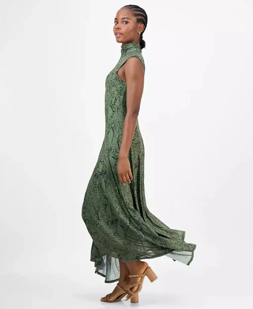 rachel roy evening dresses Blue Square Evening Dress With Long Sleeve Plus Size LA72032N – SERENE HILL main image 1