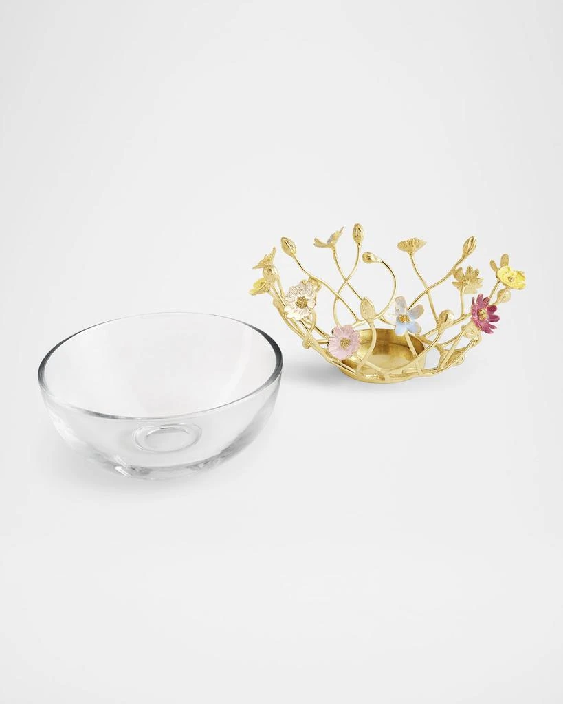 Michael Aram Wildflowers Small Glass Bowl 4
