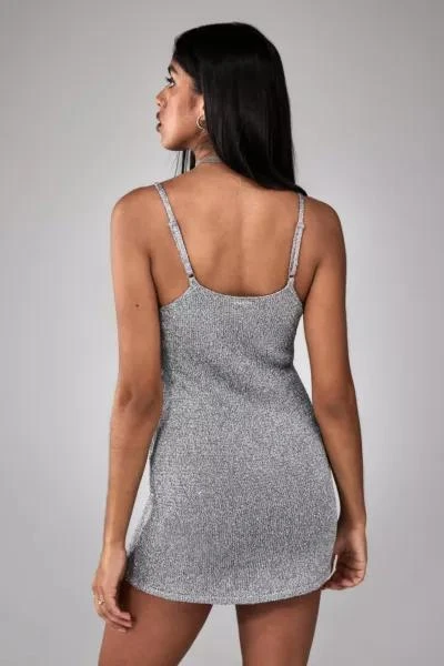 Urban Outfitters UO Alexa Sequin Knit 90s Mini Dress 3