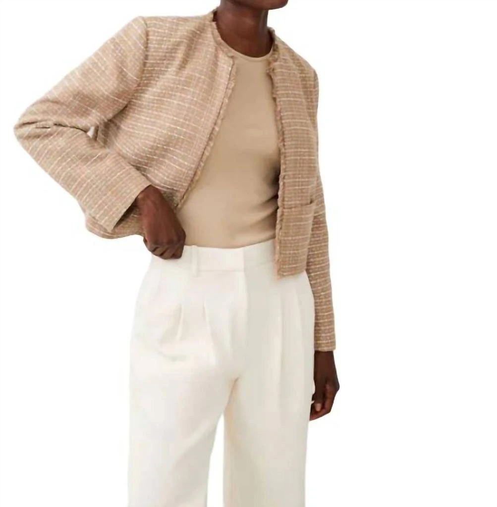 French Connection French Connection - Effie Boucle Collarless Blazer 2