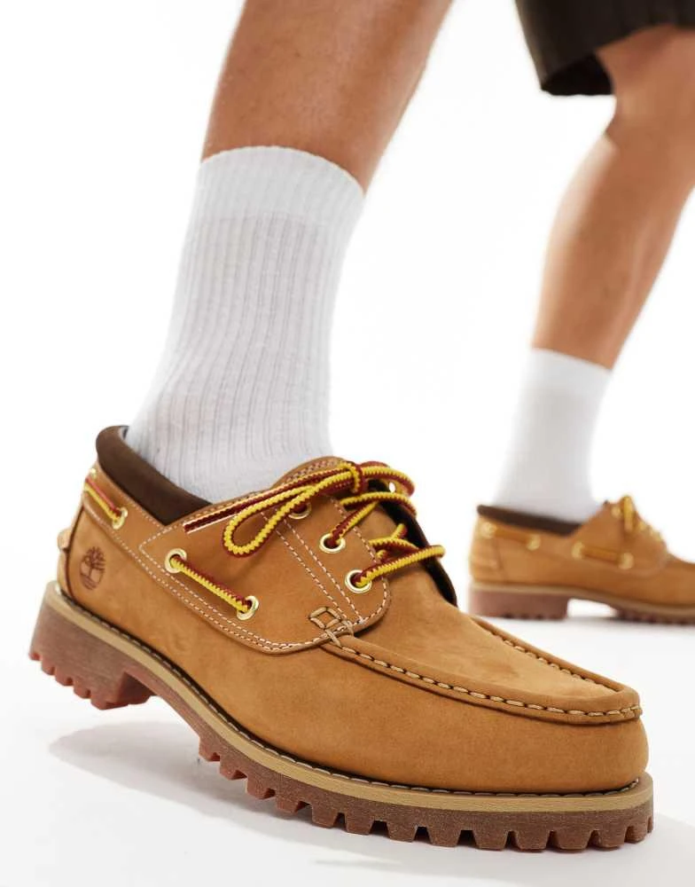 Timberland Timberland authentic boat shoes wheat nubuck 2