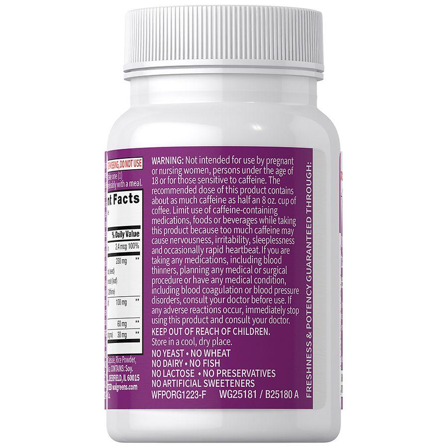 Walgreens Free & Pure Menopause + Mental Alertness and Energy Capsules