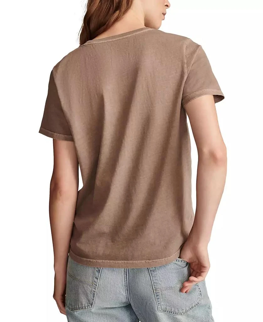 Lucky Brand Women's Journey World Tour Graphic Print Crewneck T-Shirt 2
