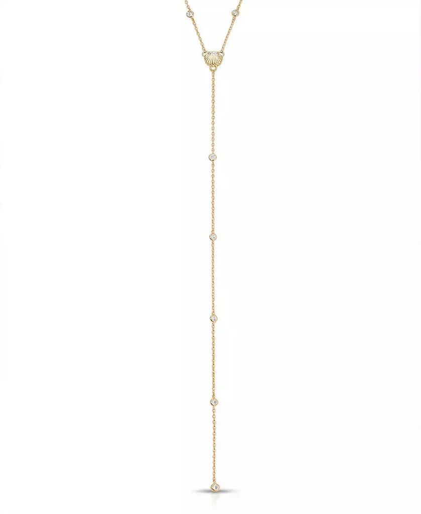 Ettika Jewelry Santorini Shell Lariat Necklace 2