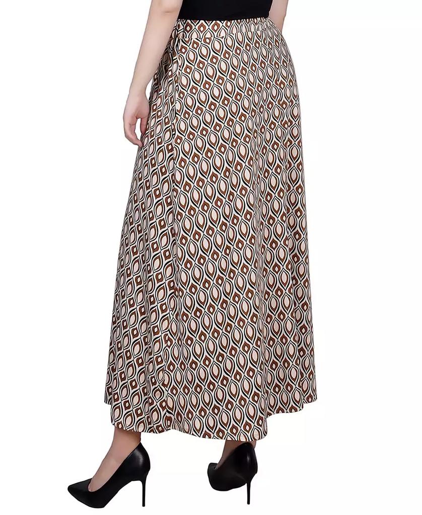NY Collection Petite Ring Midi-Length Skirt