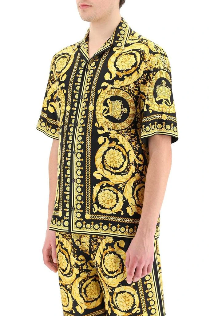 Versace Versace Short-Sleeved Barocco Printed Shirt 4