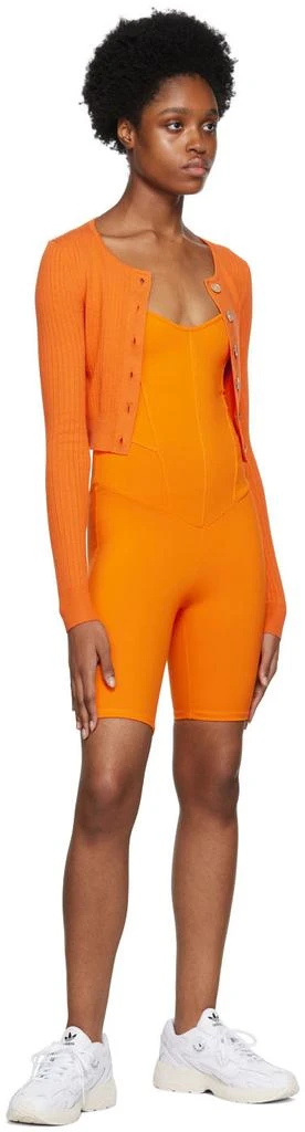 Live The Process Orange Corset Bodysuit 4