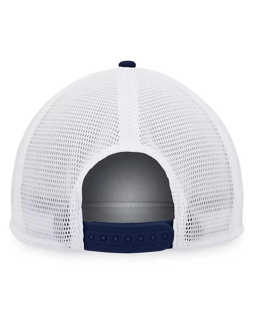 Majestic Men's Navy, White Houston Astros Foam Trucker Snapback Hat 4