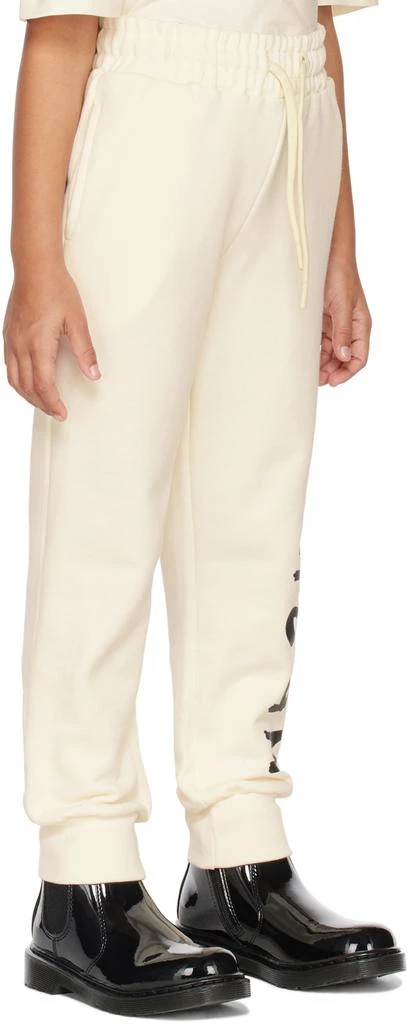 MSGM Kids Off-White Printed Sweatpants 2