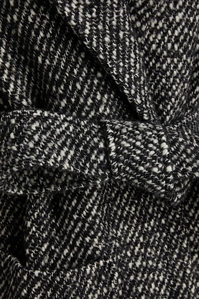ba&sh Austin belted wool-blend bouclé-tweed coat 4