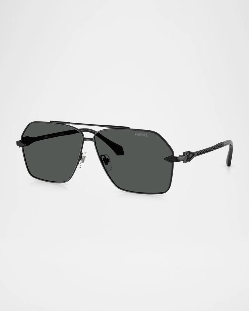 Versace Men's VE2284 Aviator Sunglasses 3