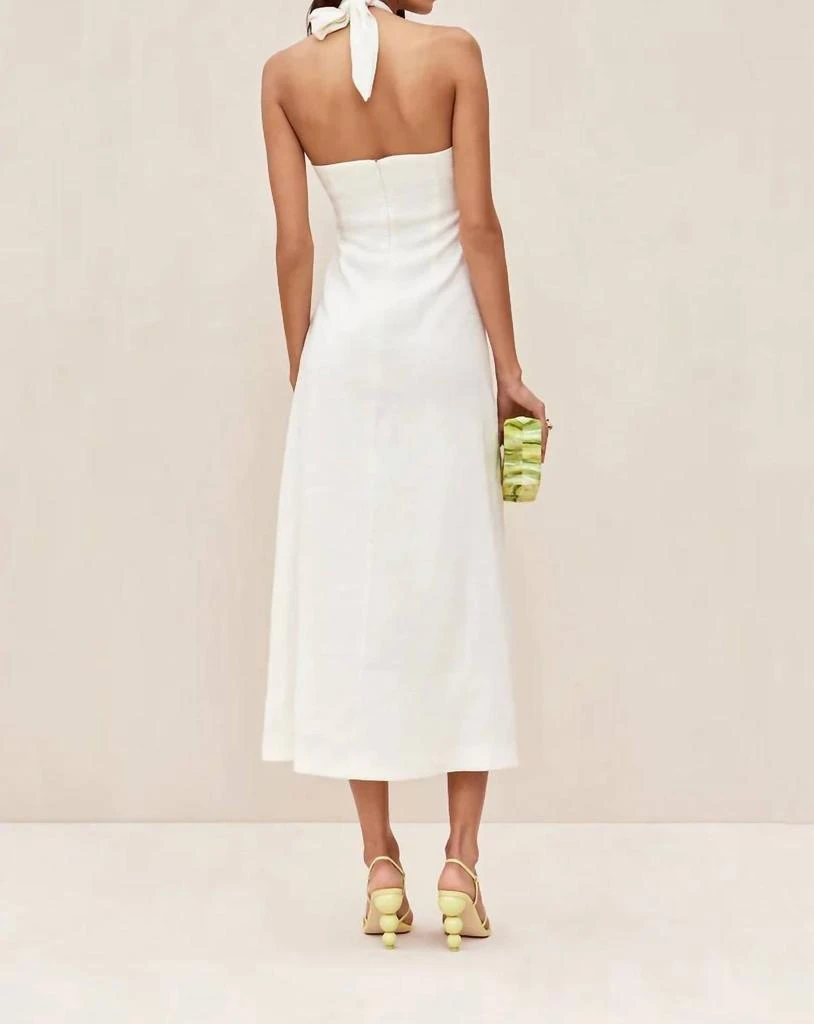 Cult Gaia Susana Midi Dress In Off White 3