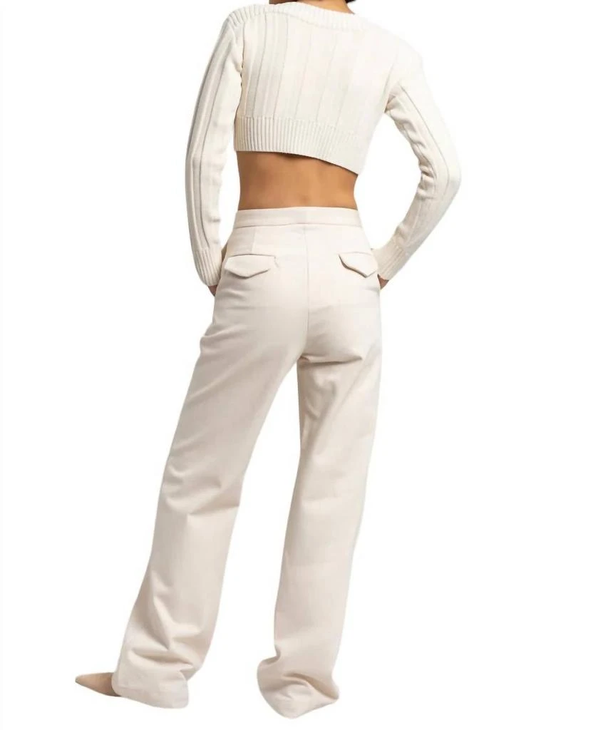 Matin Matin - HIGH RISE SLIM PANTS 3