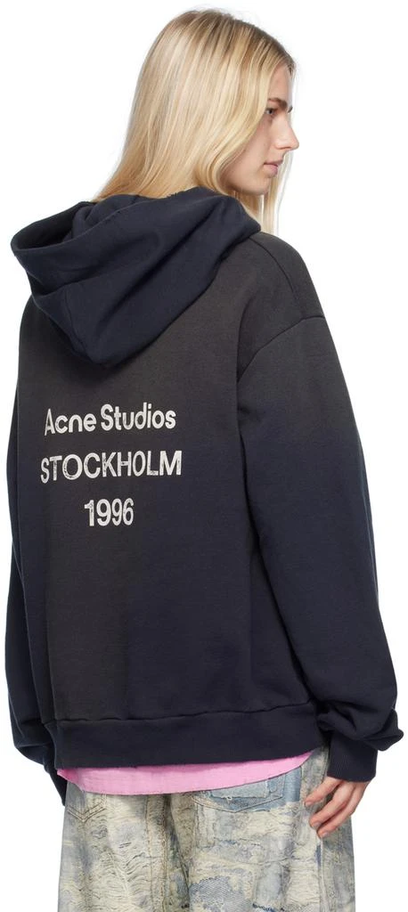 Acne Studios Black Printed Hoodie 3