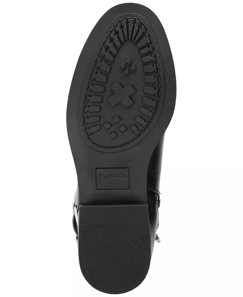 Style & Co Women's Maliaa Wide-Calf Buckled Riding Boots, Created for Macy's 7