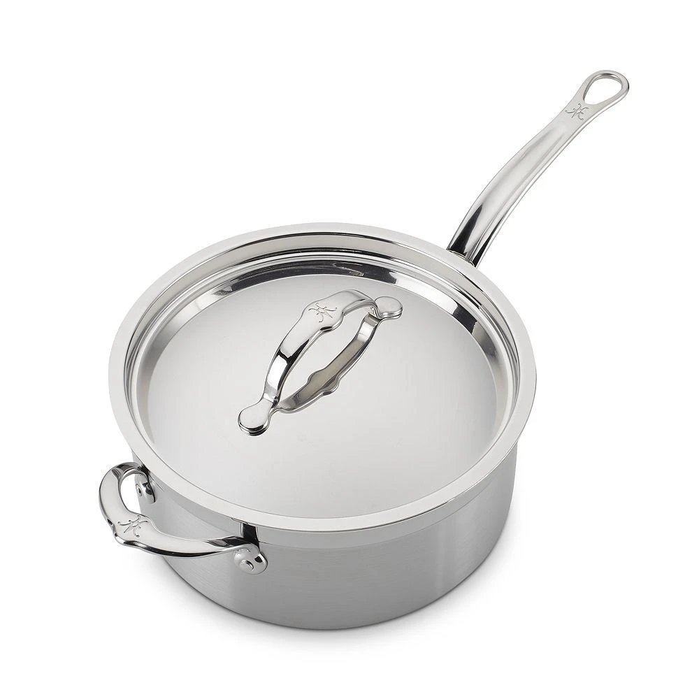 Hestan ProBond® Forged 4-Quart Professional Clad Stainless Steel Saucepan with Lid 3