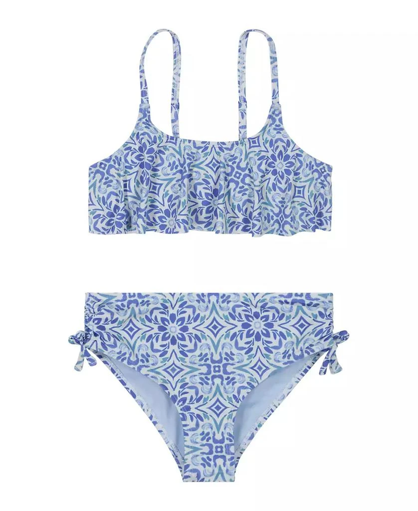 Roxy Big Girls Fresco Tile Flounce Bikini, 2-Piece Set 1
