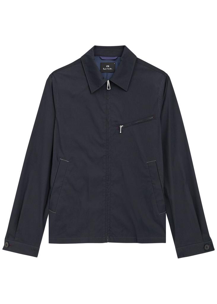 Paul Smith Cotton-blend poplin Harrington jacket