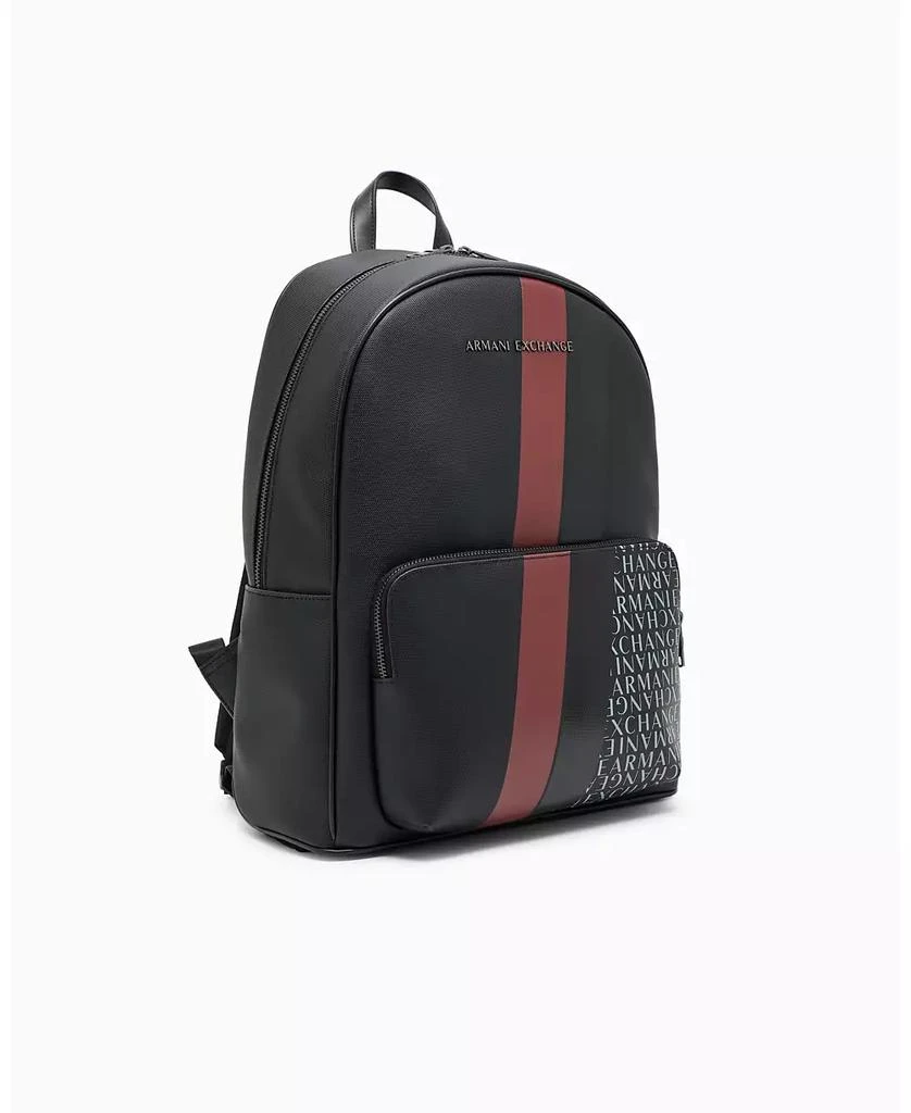 Armani Exchange Men
s Striped Logo Details Backpack 1