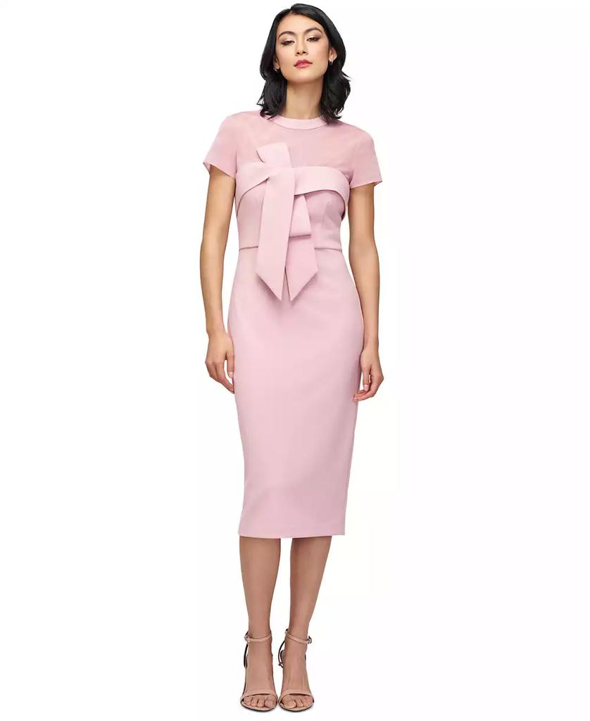 JS Collections Women's Roselle Bow-Trim Dress