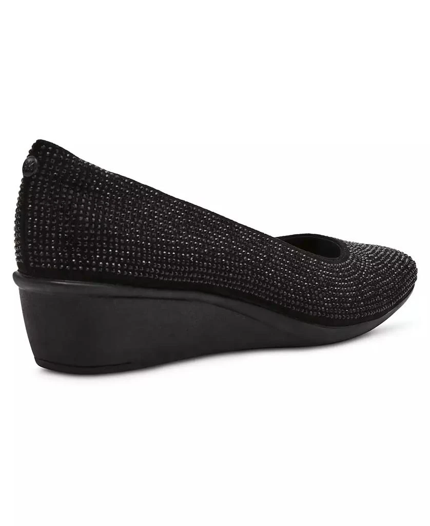 Anne Klein Women's Wisher Embellished Wedge Pumps 8
